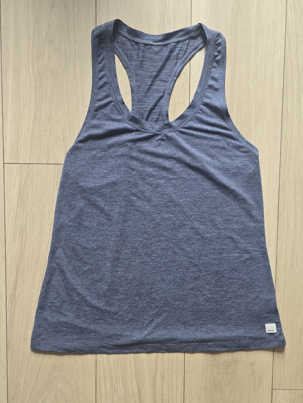 Vuori Women's Heather Blue Racerback Tank